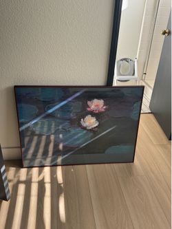 Framed print  of Claude Monet's Nympheas (Water Lilies)
