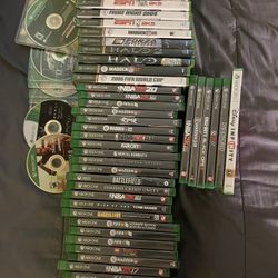 51 VIDEO GAME LOT XBOX /360/OG