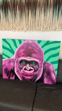Amazing gorilla painting