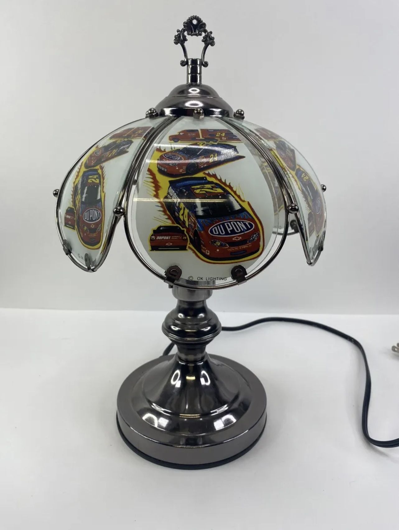 Vintage DuPont Racing Dimmable Lamp