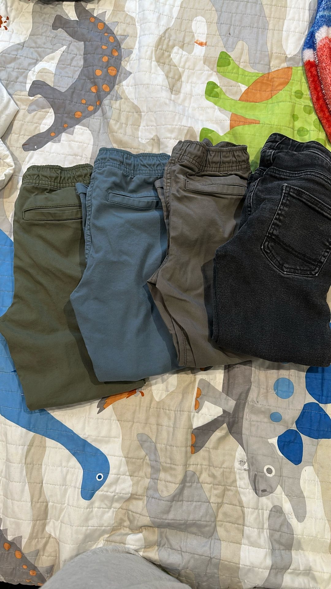 Boys Cargo Stretch Pants