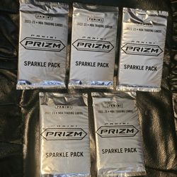 2022-23 Panini Prizm Basketball 5x Sparkle Pack! New Sealed Paolo Banchero! Jalen Williams! Chet Rc!