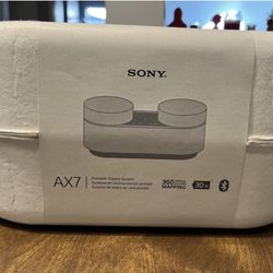 Sony HT-AX7 Portable Theater System Speaker Gray 360 Spatial Sound Mapping New