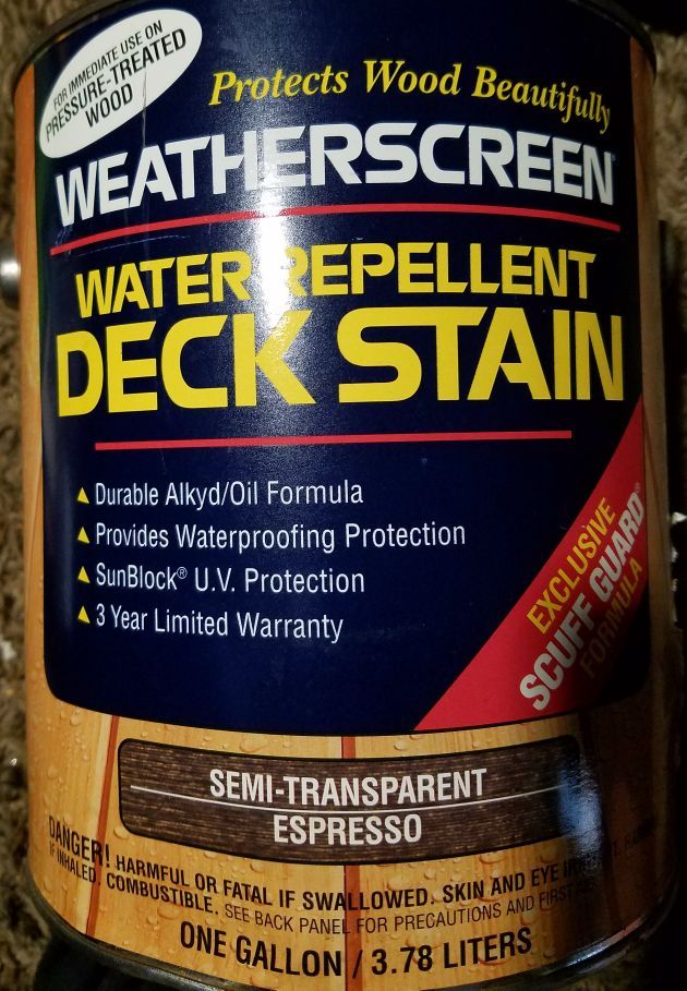 Weatherscreen Water Repellent Deck Stain 1 Gal
