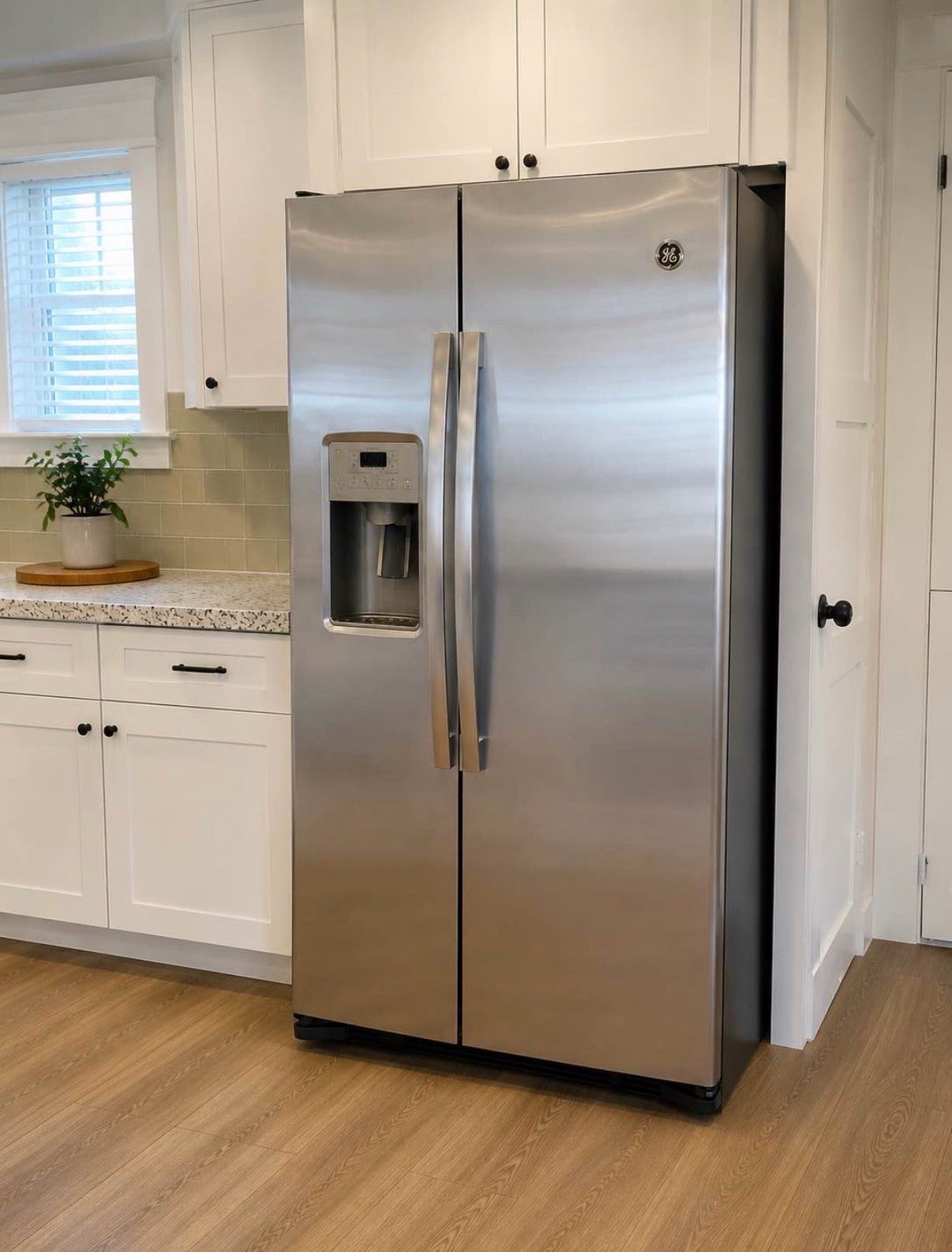 GE Stainless Steel Side-by-Side Refrigerator