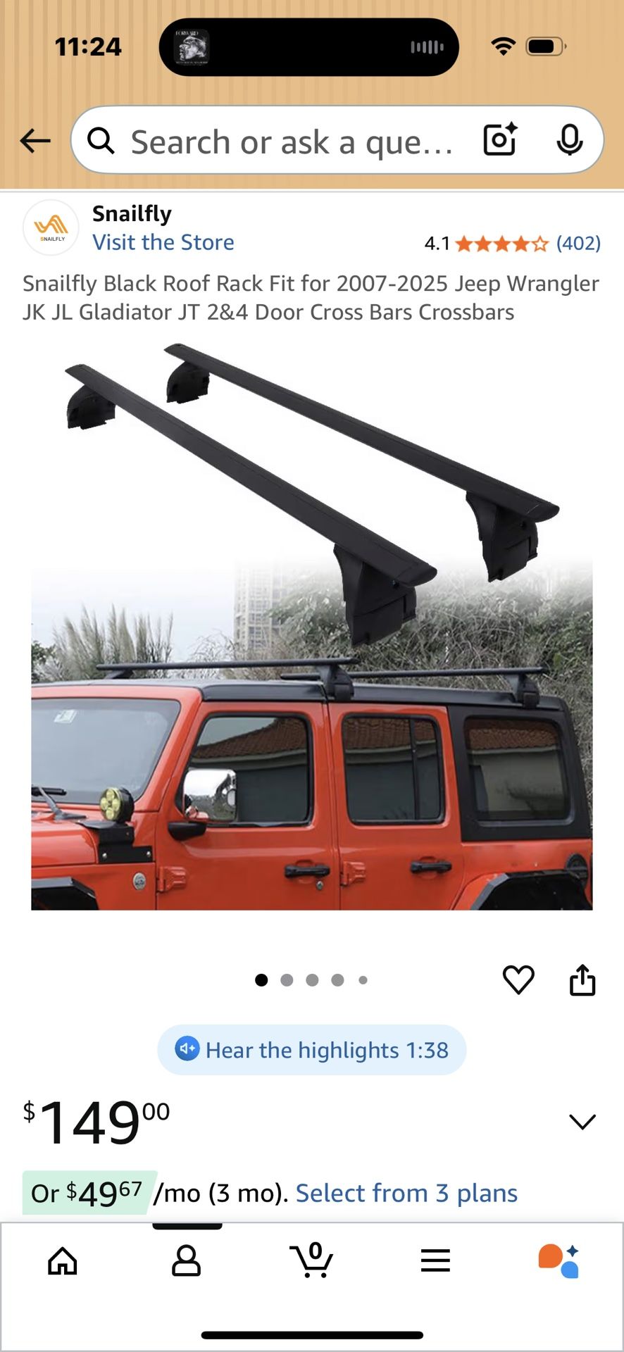 Roof Rack For Jeep Wrangler 