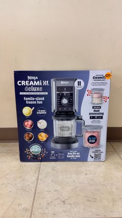 NINJA CREAMI XL DELUXE 11-IN-1 ICE CREAM & FROZEN TREAT MAKER