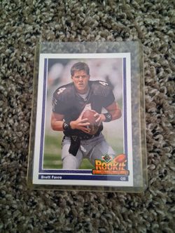 Brett Favre 1991 Upper Deck Rookie Force Card