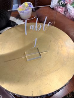 Table numbers