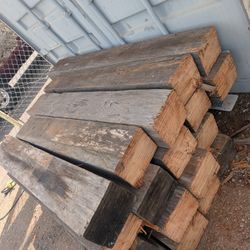 Glulam Wood Beams 2 Sizes 10x7 And 19x5 Approx 5-7 Ft Long $20 Each 