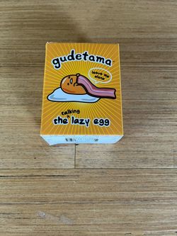 Gudetama, the Talking Lazy Egg figurine