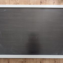 Framed Chalkboard Style Dry Erase Board 