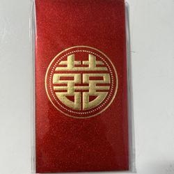 Brand New Wedding Double Happiness Red Envelope 🧧 (5 Envelope included)