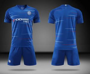 8 Children Chelsea Soccer Uniforms-Uniformes De Futbol