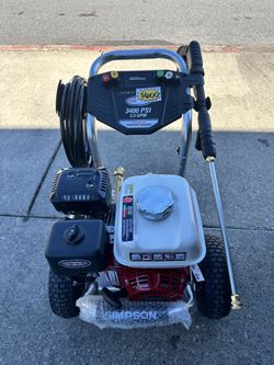Simpson Commercial Pressure Washer With Honda Engine And Cat Pump 