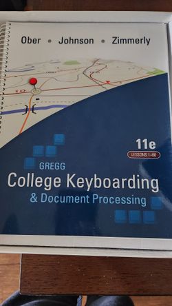 College Keyboarding & Document Processing 