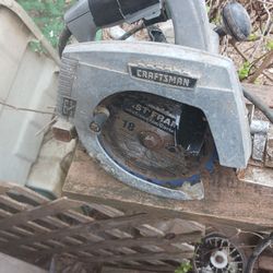 Vintage Craftsman Circular Saw