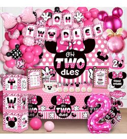 Minnie mouse birthday decorations