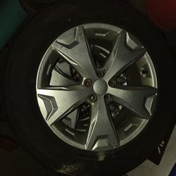 Subaru Tires/wheels Four (4)alloys