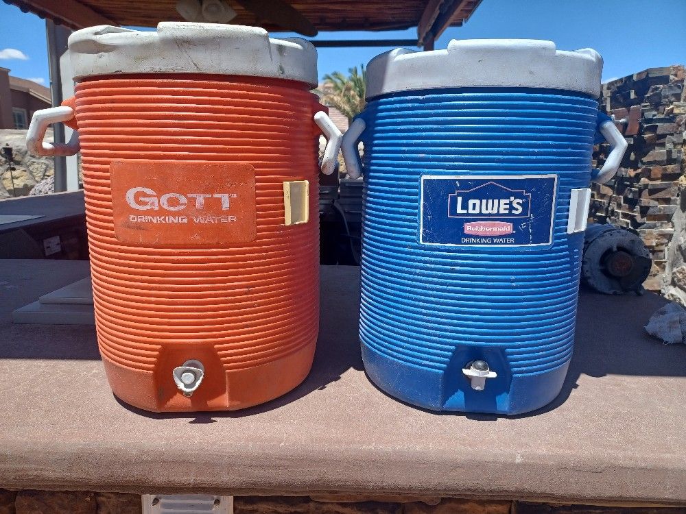 Two 5 gal Insulated Water Cooler