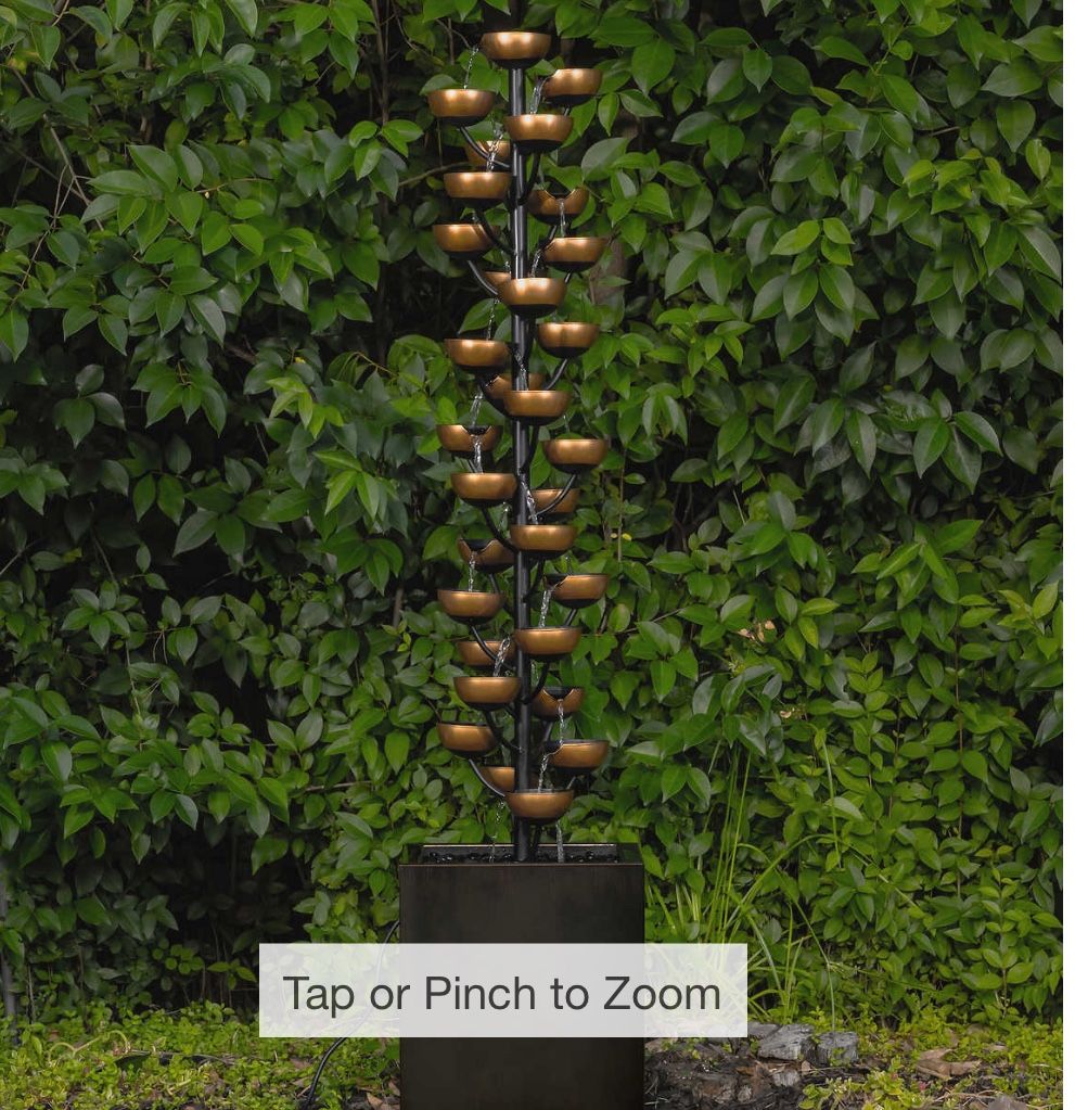 65” Bloomington Cascading Cup Fountain