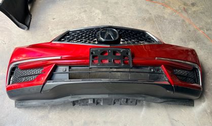 2017-2020 Acura MDX Front Bumper Performance Red Pearl Color
