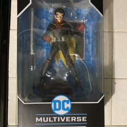DC Multiverse Infinite Frontier ROBIN UNMASKED Gold Label McFarlane Toys 7” Inch