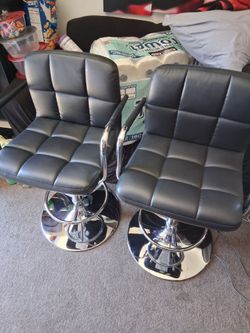 Two bar stools, great condition, great price!