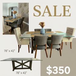 Beautiful Dining table and chairs
