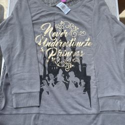 Torrid Plus Size 3 Disney Grey Sweater Top 