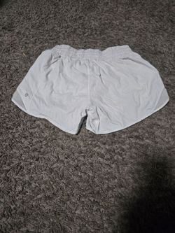 Lululemon White Athletic Shorts