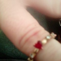 1 Karat Heart Shaped Ruby