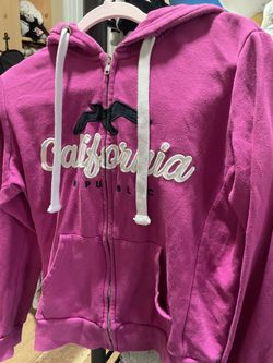 California republic zip up hoodie size M