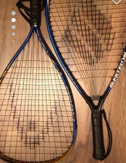 Tennis and racket ball