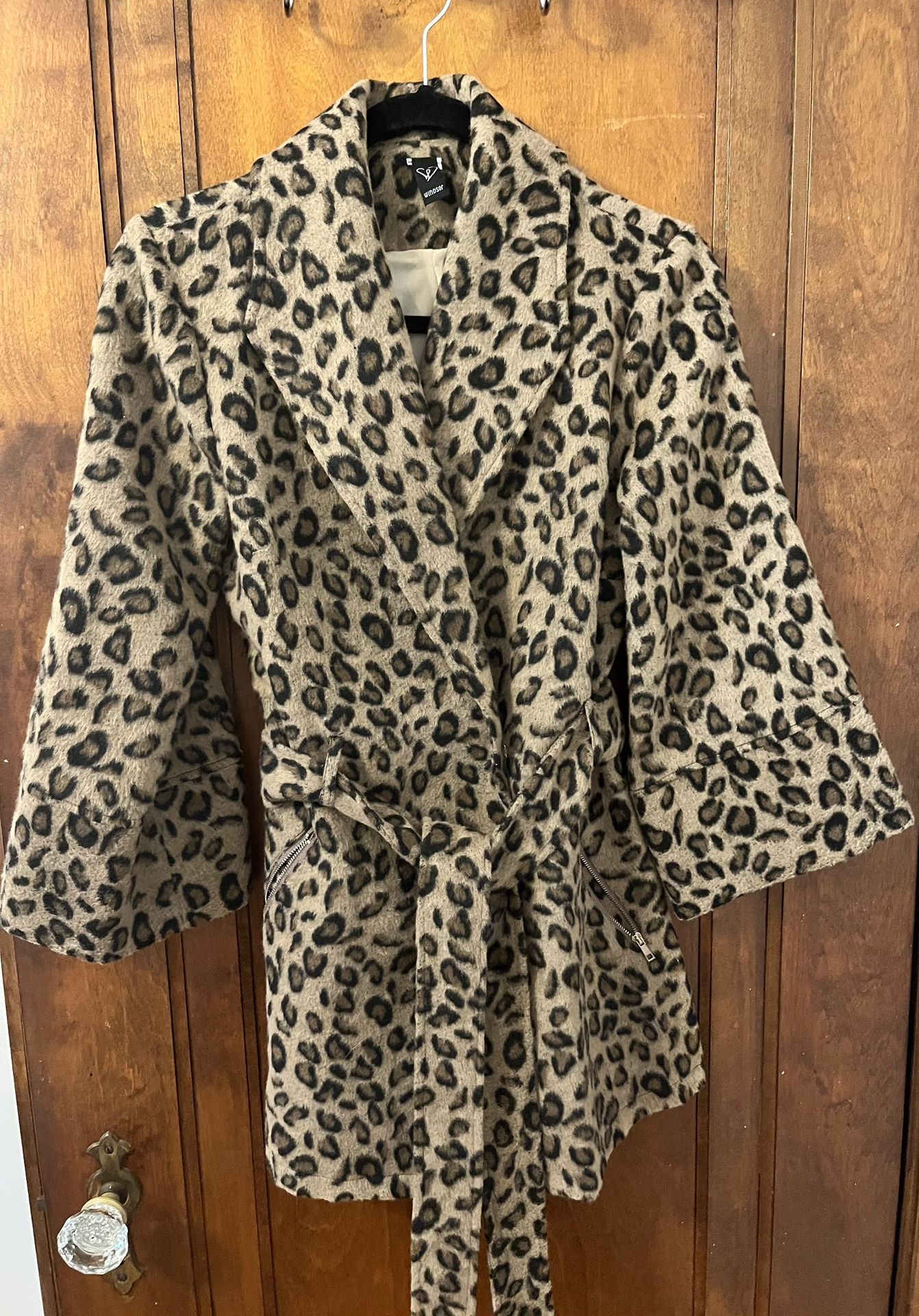 Woman’s size small Leopard Coat
