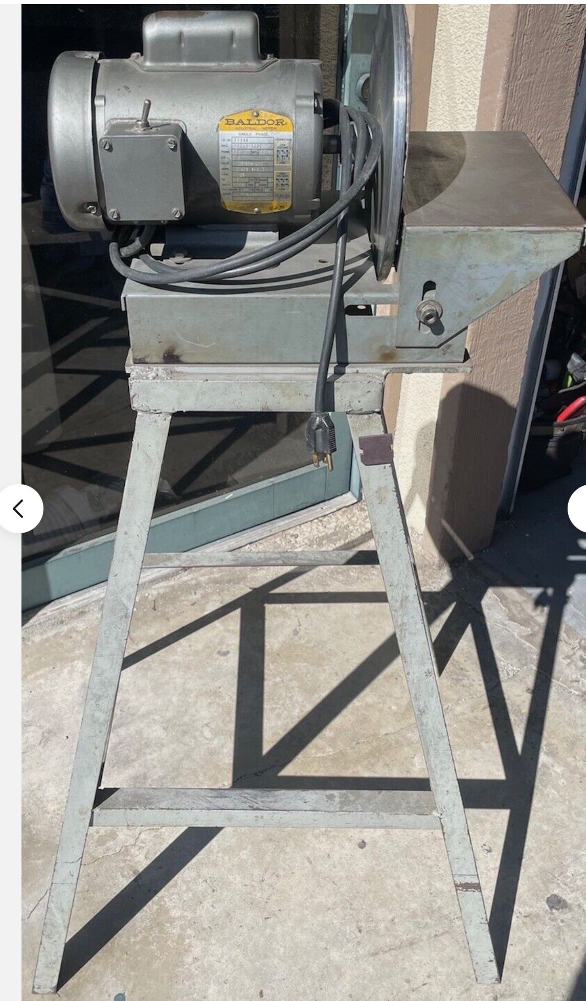 Kalamazoo 10" Disc Sander - 1/2HP Baldor - Motor Benchtop Sander