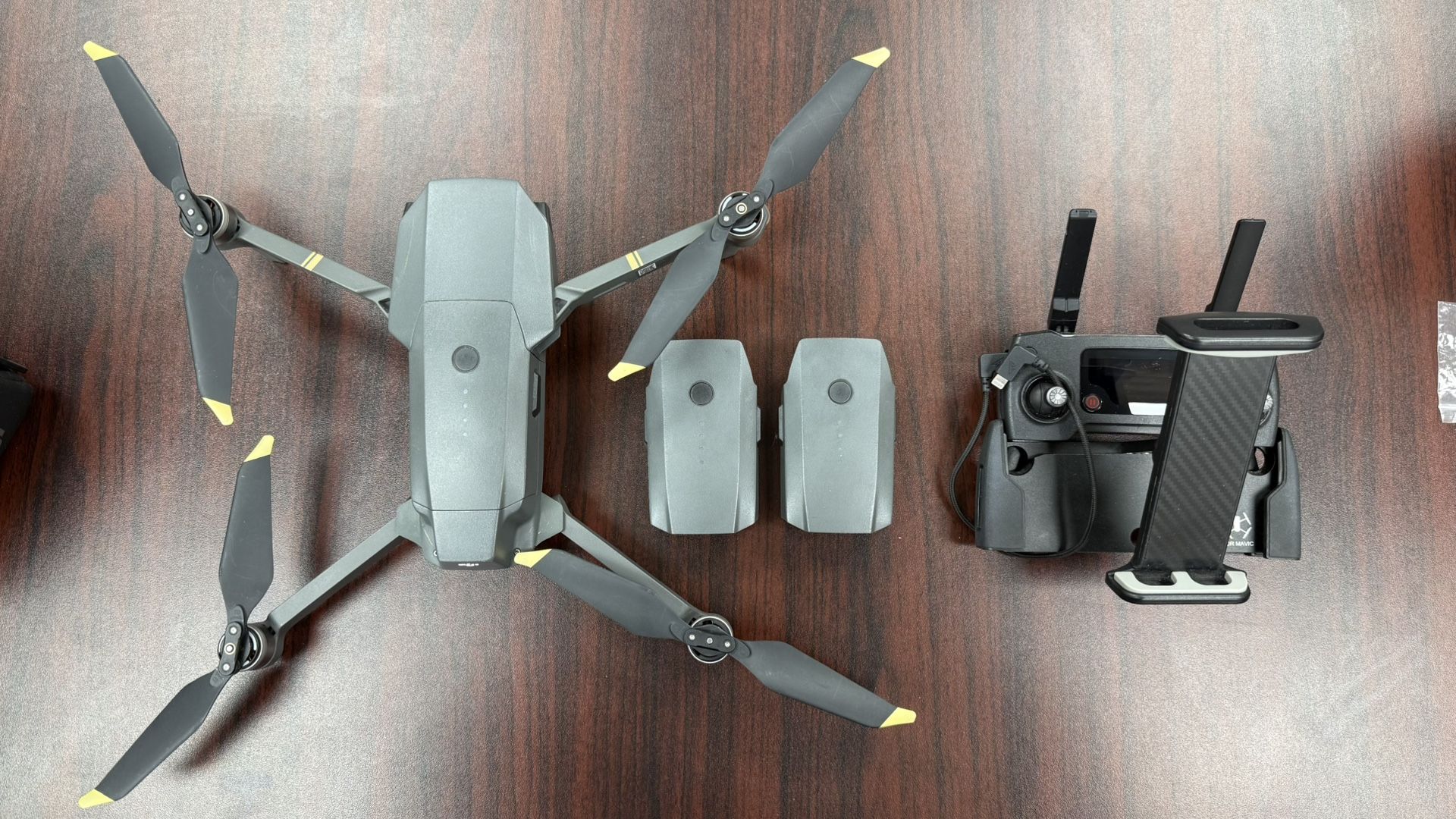 DJI Mavic Pro 1 With Case, 2 Extra Batteries, Controller, Charger, Tint Lenses.