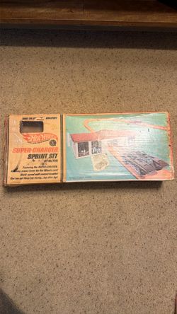 Vintage Sixties Hot Wheels Redline Super-Charger Sprint Set - Complete In Box