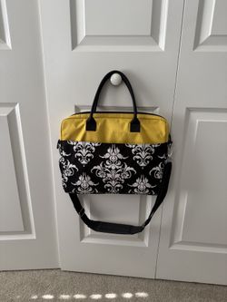 Bright yellow and black Laptop Bag