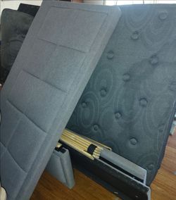 Platform bed with matress