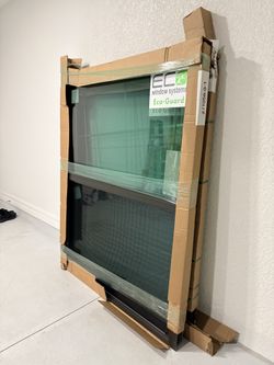 2 Available New Eco Window Systems Aluminum Impact Windows (52x63) And (52x64) New Never Used