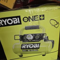 RYOBI 18V CORDLES 1 GALLON AIR COMPRESSOR TOOL ONLY NEW
