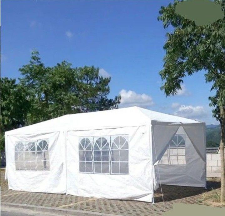 10x20 Canopy Waterproof Tent UPF 50+ All Wether Waterproof Outdoor Wedding Party Tents Canopy Gazebo