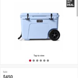 YETTI COOLER WITH WHEELS 