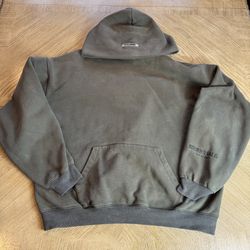 Essentials FOG Hoodie, Deep Olive Green - M