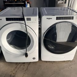 Whirlpool Washer And Dryer Electric Super Capacity 