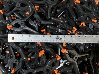 4” Spring Clamps Large 4 Inch Photography Plastic Backdrop 4” Clips Woodworking Craft Home Improvement 