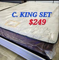 California King ORTHOPEDIC $249 __ Mattress And Box Spring
