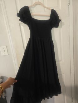 Black summer dress