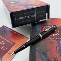 MONTBLANC AGATHA CHRISTIE 1993 LIMITED EDITION BALLPOINT PEN NEW 100% GENUINE